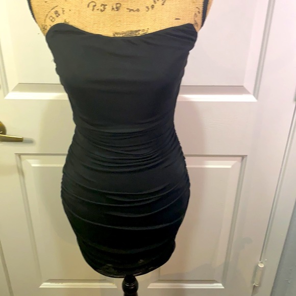 Day&Night strapless black dress - Picture 2 of 5